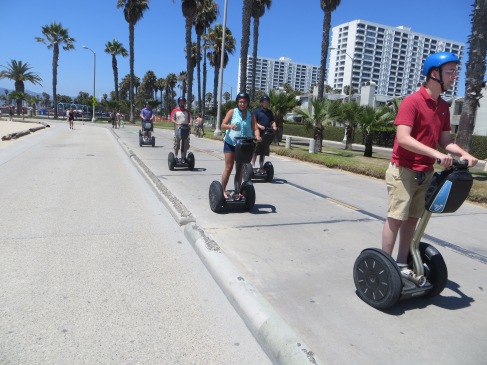 Exercise is bad. This entire family enjoyed the beautiful day with a ride on segways.