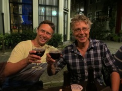 Cheers to our first night in Holland.