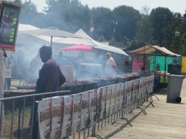 Suriname was granted independence from the Dutch in the 1970s only they didn't want it. As a result many Suriname people became Dutch citizens and have taken BBQ to a whole new level at an annual festival in Amsterdam.
